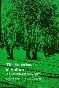 the experience of nature the experience of nature PDF