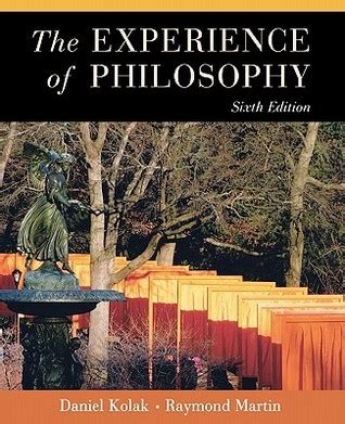 the experience of philosophy paperback Doc