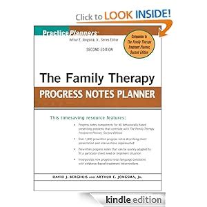 the family therapy progress notes planner practice planners pdf Epub