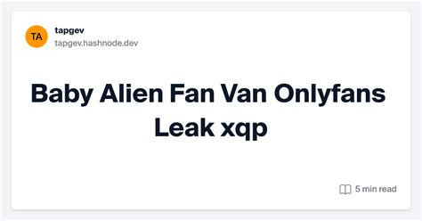 the fan van onlyfans leak