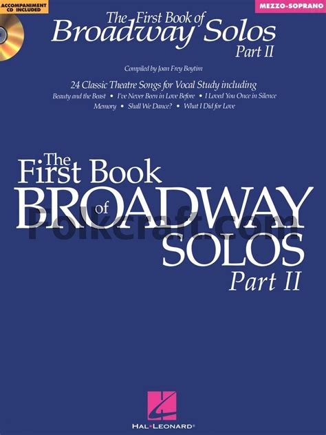 the first book of broadway solos soprano book and audio cd Epub