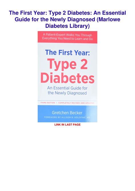 the first year type 2 diabetes an essential guide for the newly diagnosed the complete first year Kindle Editon