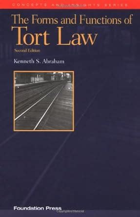 the forms and functions of tort law concepts and insights Doc