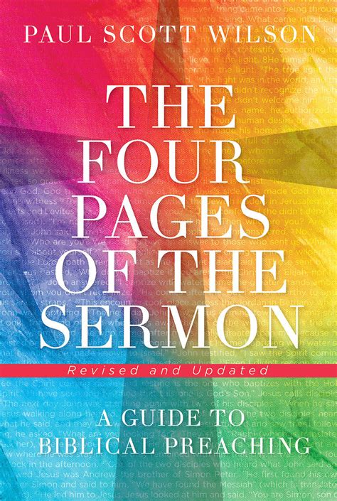 the four pages of the sermon a guide to biblical preaching Doc