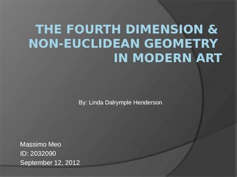 the fourth dimension and non euclidean geometry in modern art Epub