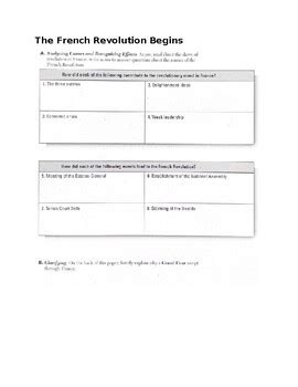 the french revolution begins worksheet answers Ebook Epub