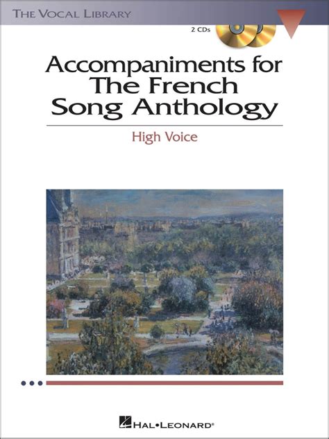 the french song anthology accompaniment cds the vocal library high voice PDF