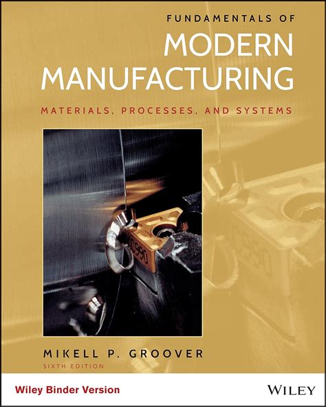 the fundamentals of modern manufacturing materials processes and systems Reader