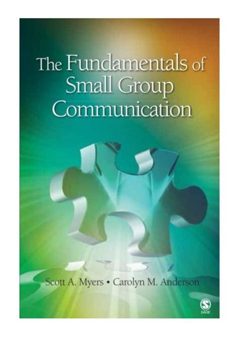the fundamentals of small group communication PDF