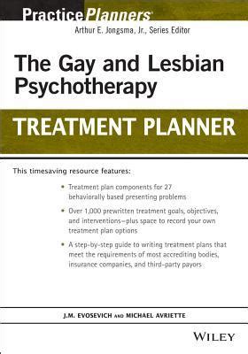 the gay and lesbian psychotherapy treatment planner Doc
