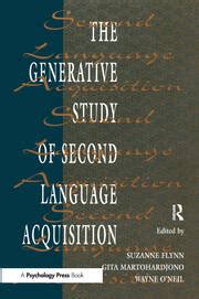 the generative study of second language acquisition Epub