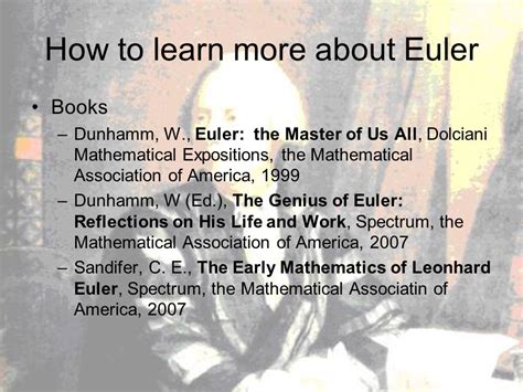 the genius of euler reflections on his life and work spectrum Epub