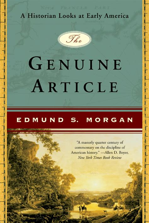 the genuine article a historian looks at early america PDF