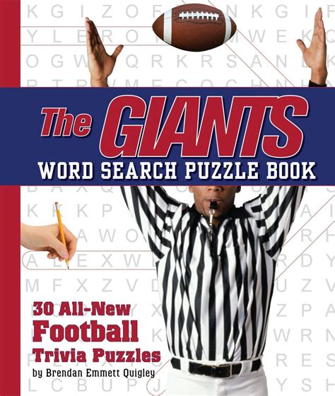 the giants word search book 30 all new football trivia puzzles PDF