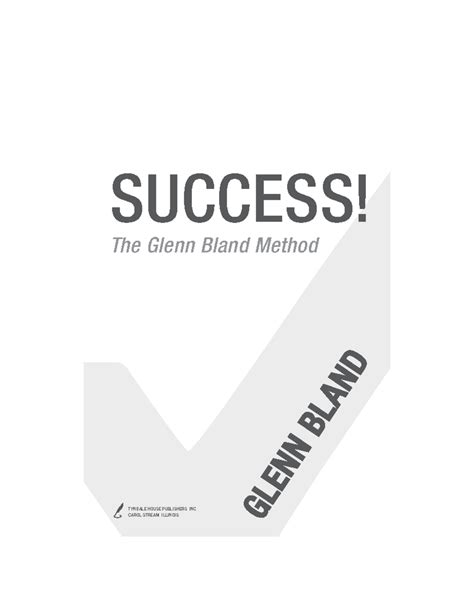 the glenn bland method tyndale house publishers Kindle Editon