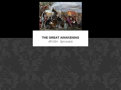 the great awakening apush