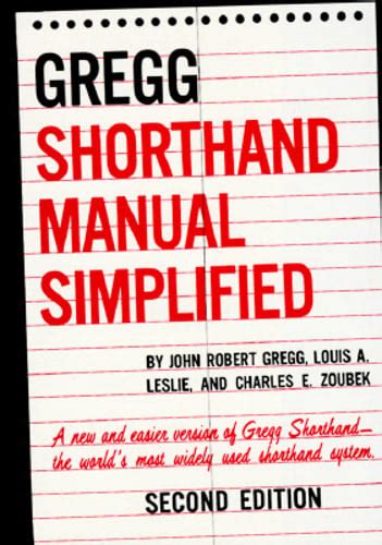 the gregg shorthand manual simplified Ebook Doc