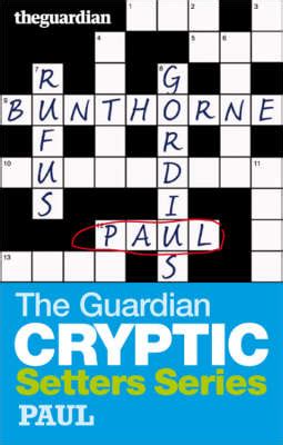 the guardian cryptic crosswords setters series bunthorne Reader