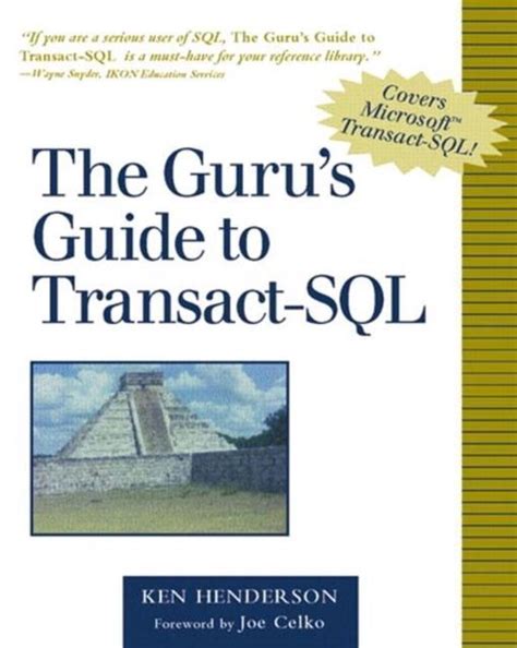 the guru s guide to transact sql the guru s guide to transact sql PDF
