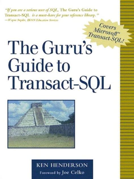 the gurus guide to transact sql Epub