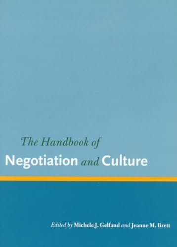 the handbook of negotiation and culture stanford business books PDF