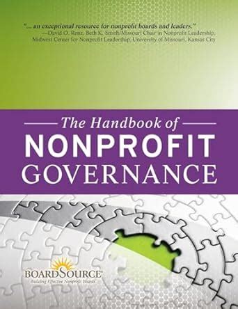 the handbook of nonprofit governance Kindle Editon