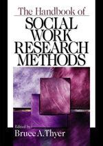 the handbook of social work research methods PDF