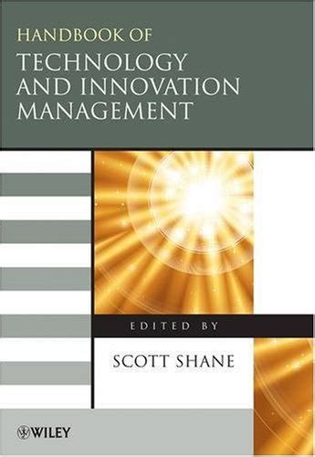 the handbook of technology and innovation management Epub