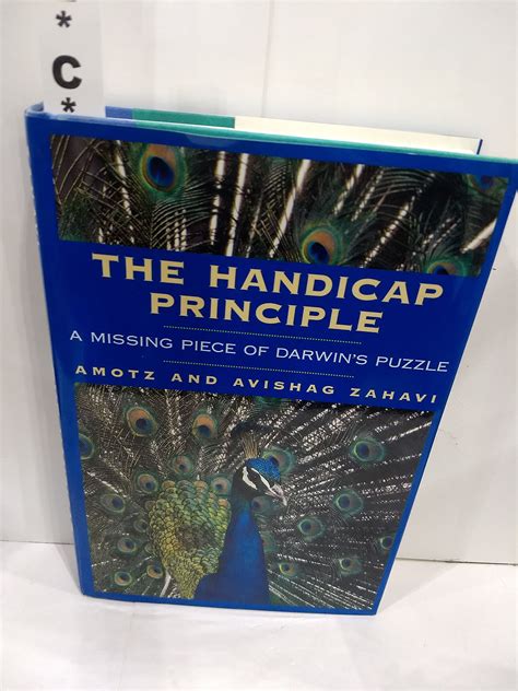 the handicap principle a missing piece in darwins puzzle Reader