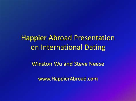 the happier abroad guide to global dating for men Kindle Editon