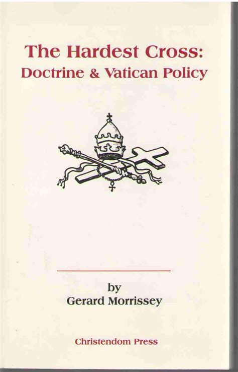 the hardest cross doctrine and vatican policy Kindle Editon