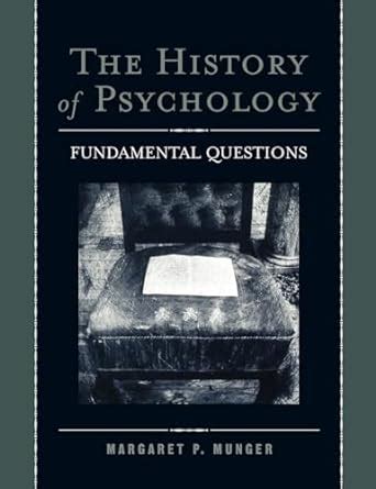 the history of psychology fundamental questions Kindle Editon
