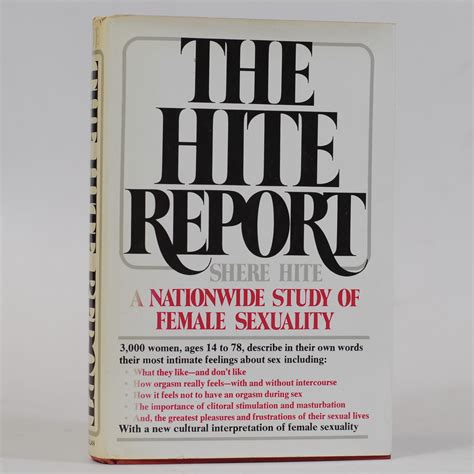 the hite report a nationwide study on female sexuality Kindle Editon