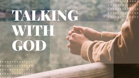 the how what and why of talking to god Reader