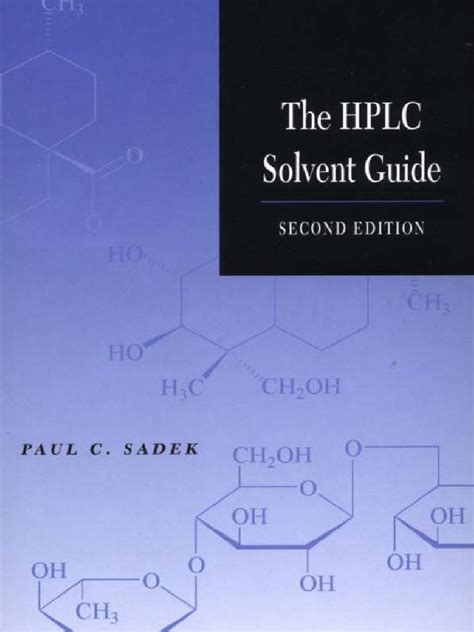 the hplc solvent guide pdf Kindle Editon