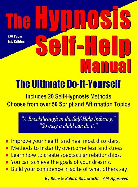 the hypnosis self help manual the ultimate do it yourself Reader