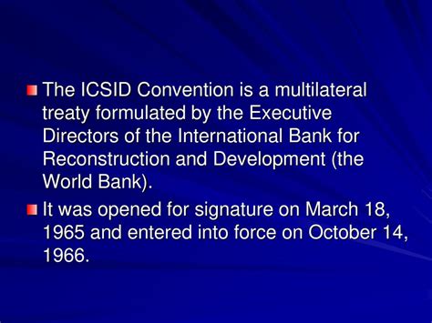 the icsid convention the icsid convention Kindle Editon