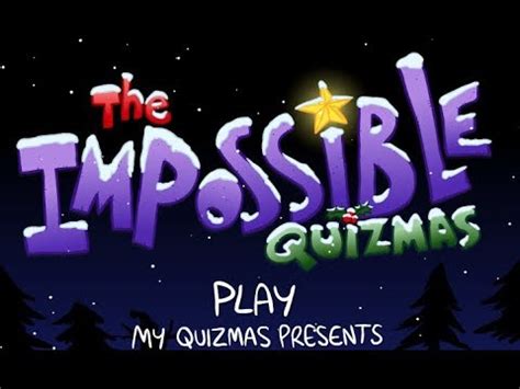 The Impossible Quizmas Walkthrough