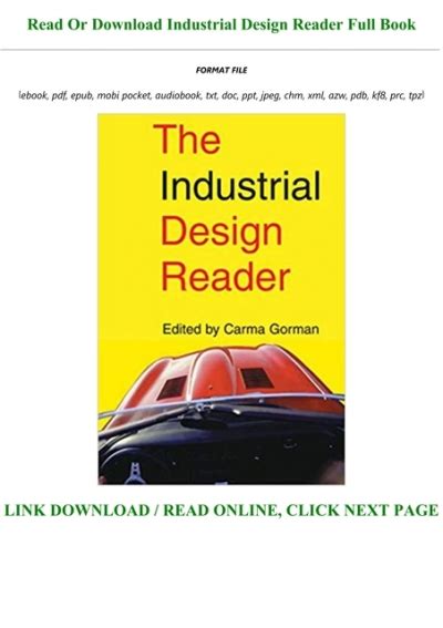 the industrial design reader pdf Reader