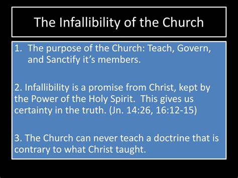 the infallibility of the church PDF