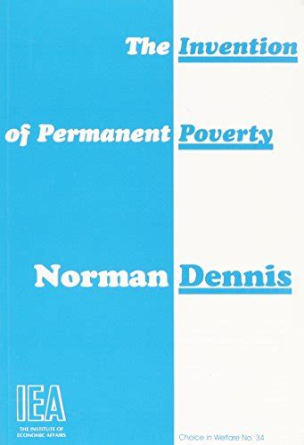 the invention of permanent poverty choice in welfare PDF