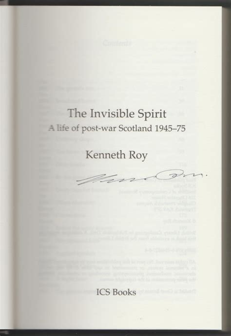 the invisible spirit a life of post war scotland 1945 75 Reader