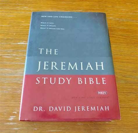 the jeremiah study bible new king james version Kindle Editon