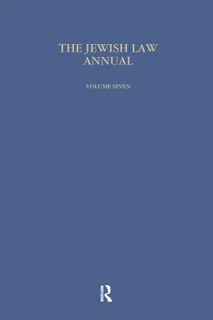 the jewish law annual the jewish law annual Doc