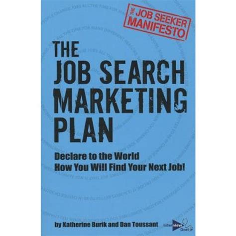 the job seeker manifesto the job search marketing plan volume 1 PDF