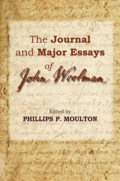 the journal and major essays of john woolman PDF