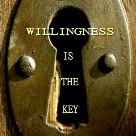the key and the name of the key is willingness Doc