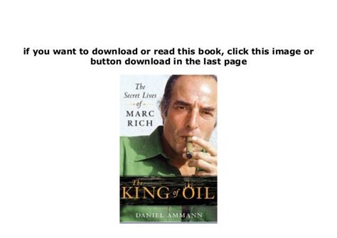 the king oil secret lives Ebook Doc