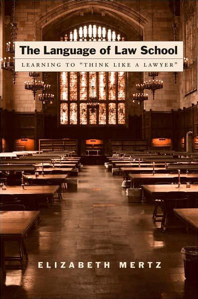 the language of law school the language of law school Reader