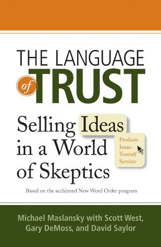 the language of trust selling ideas in a world of skeptics Reader